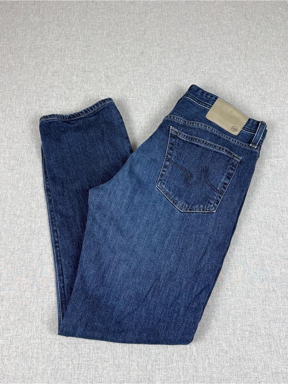 AG Adriano Goldschmied Everett Slim Straight Jeans Men 31 Dark Wash